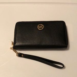 Black Michael Kors Wristlet